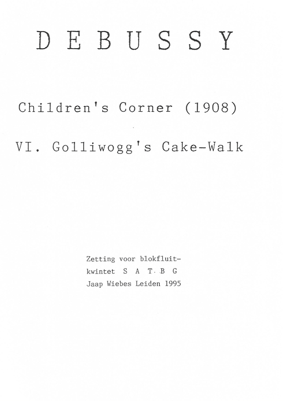Children's Corner, CD 119