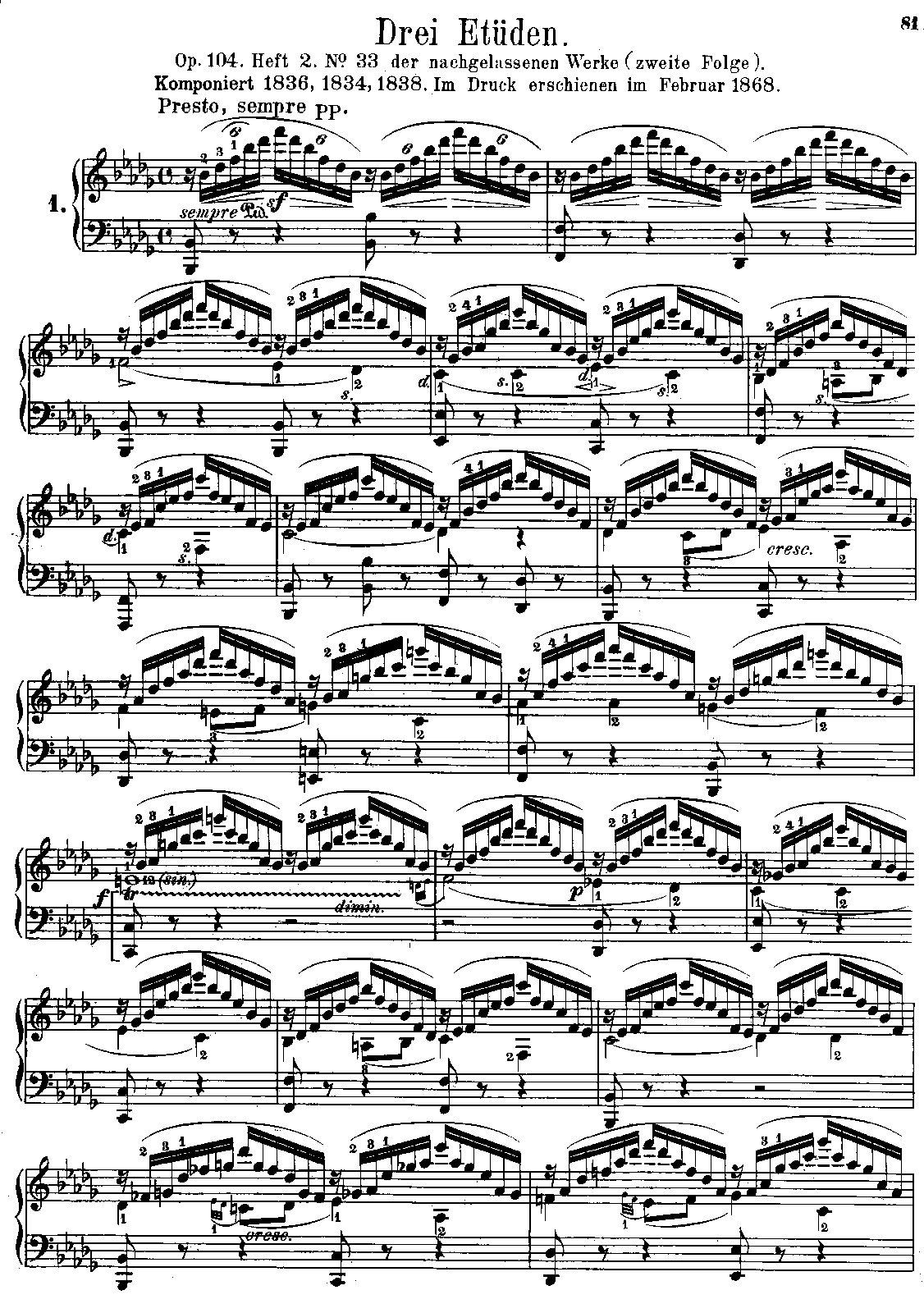 3 Etudes, Op.104b