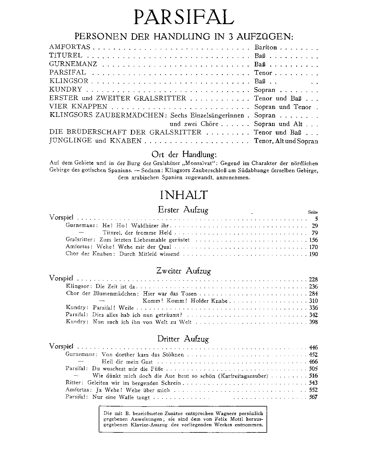 Parsifal, WWV 111