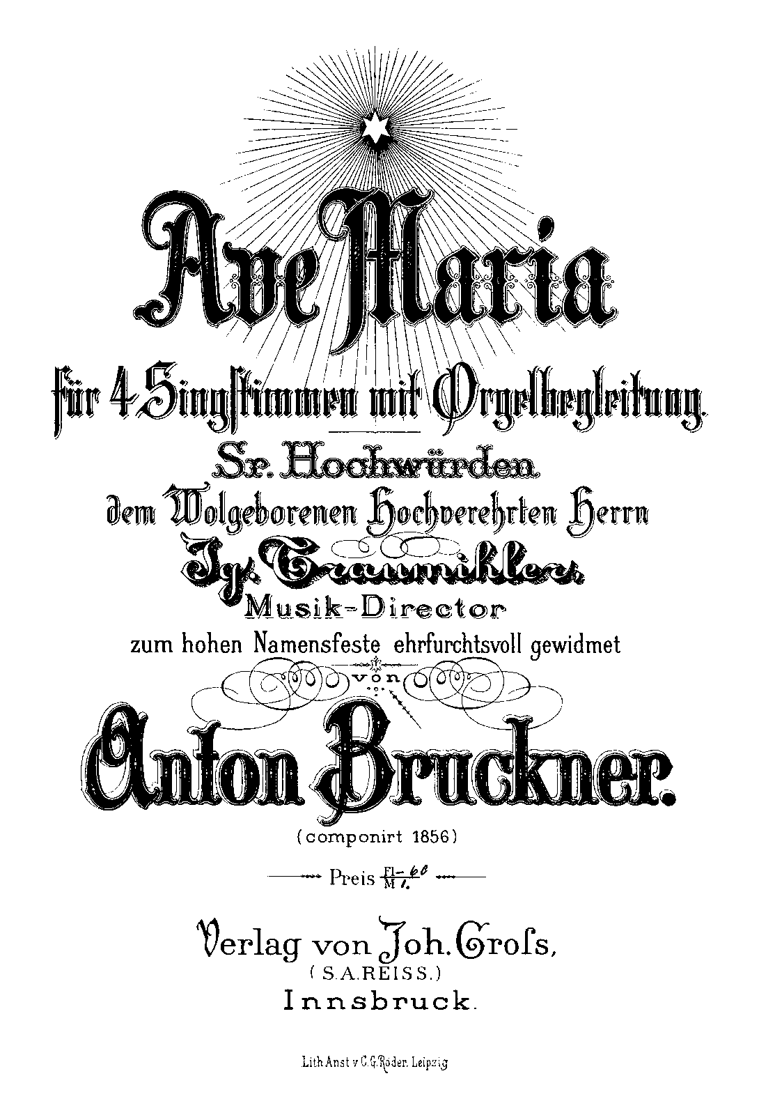 Ave Maria, WAB 5