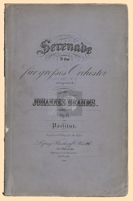 Serenade No.1, Op.11