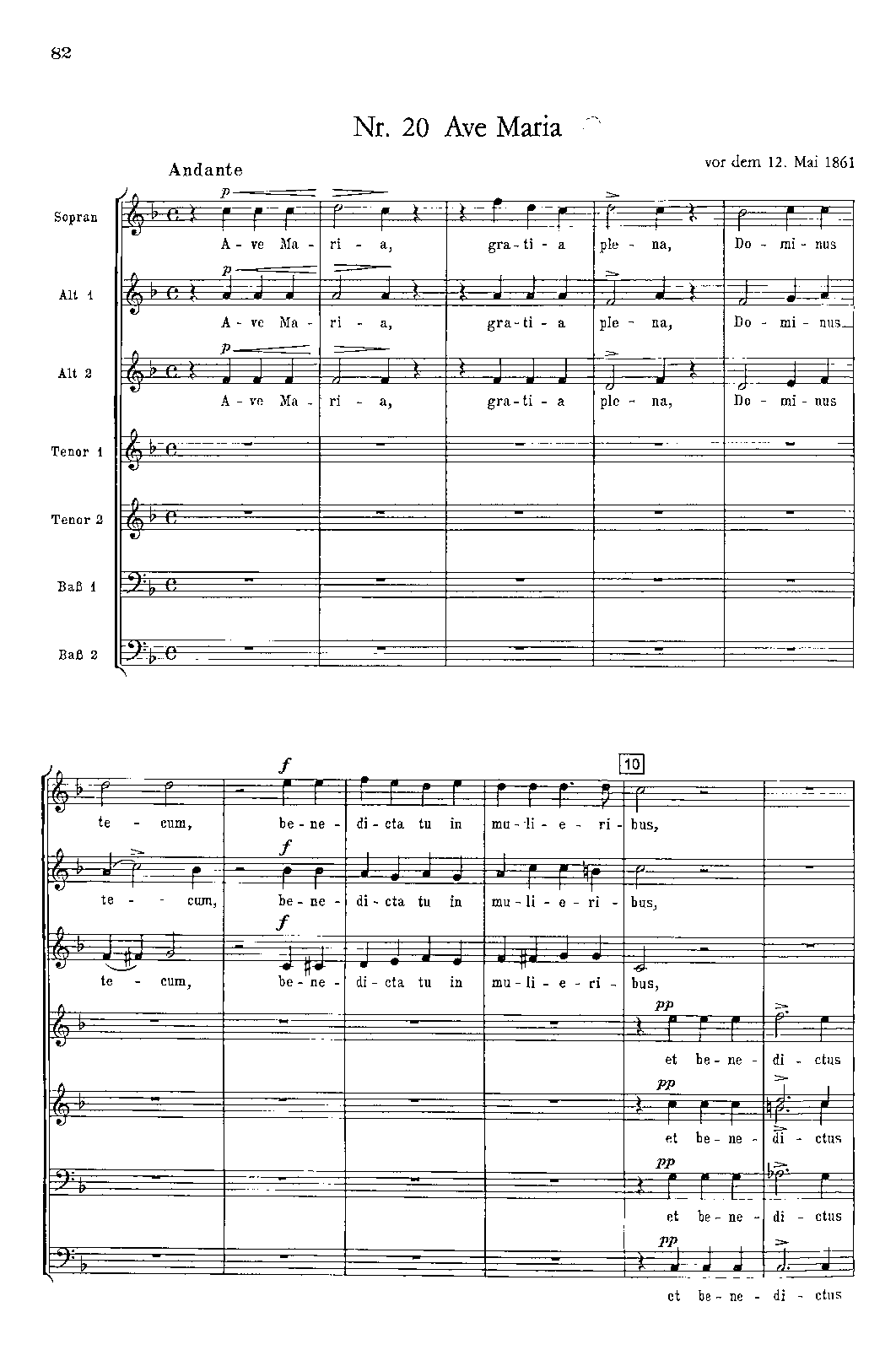 Ave Maria, WAB 6