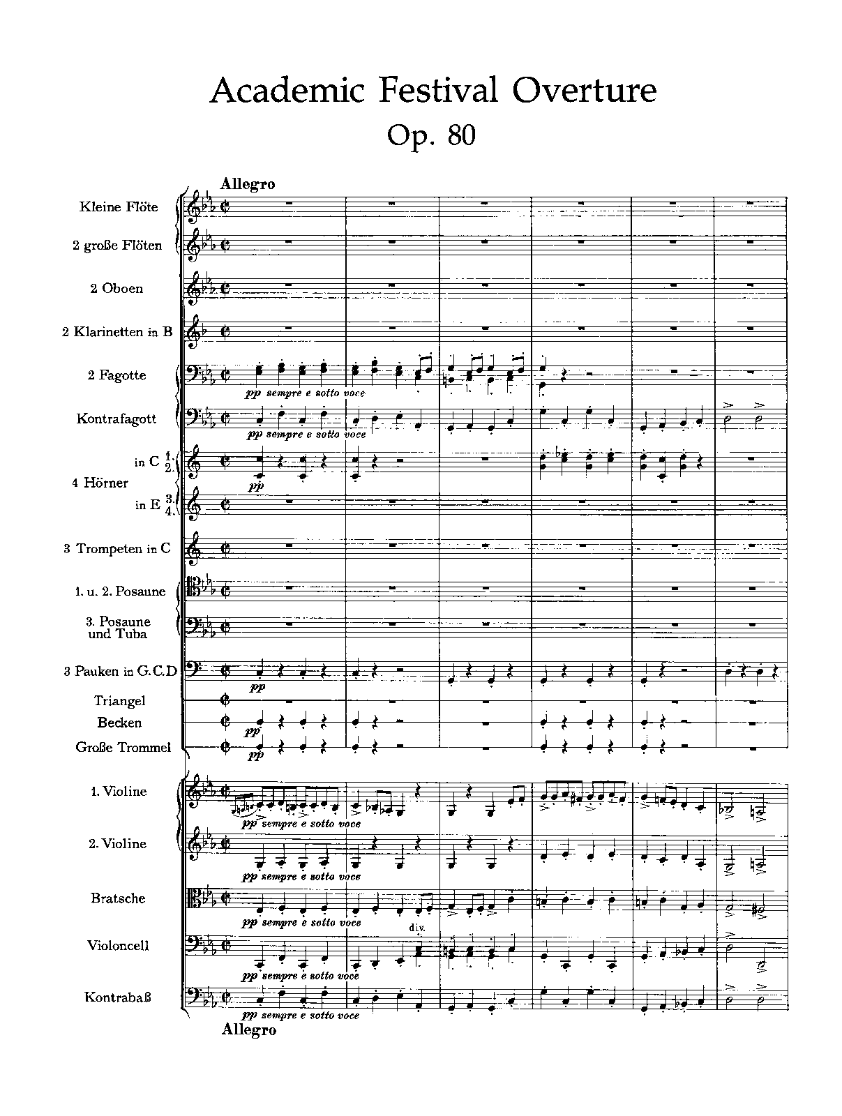 Academic Festival Overture, Op.80