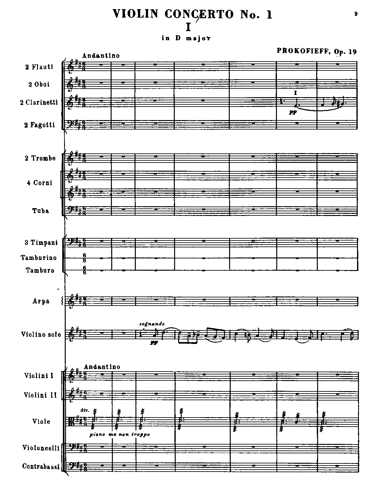 Violin Concerto No.1, Op.19