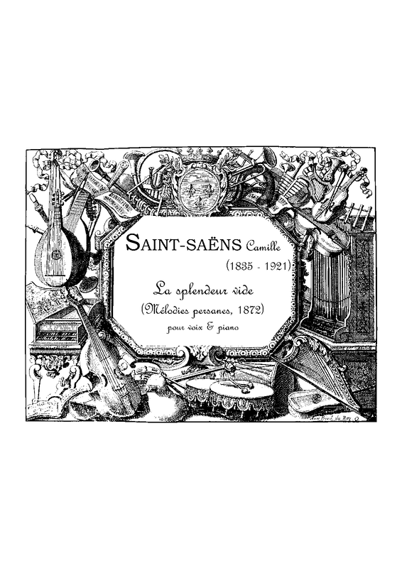 Mélodies persanes, Op.26