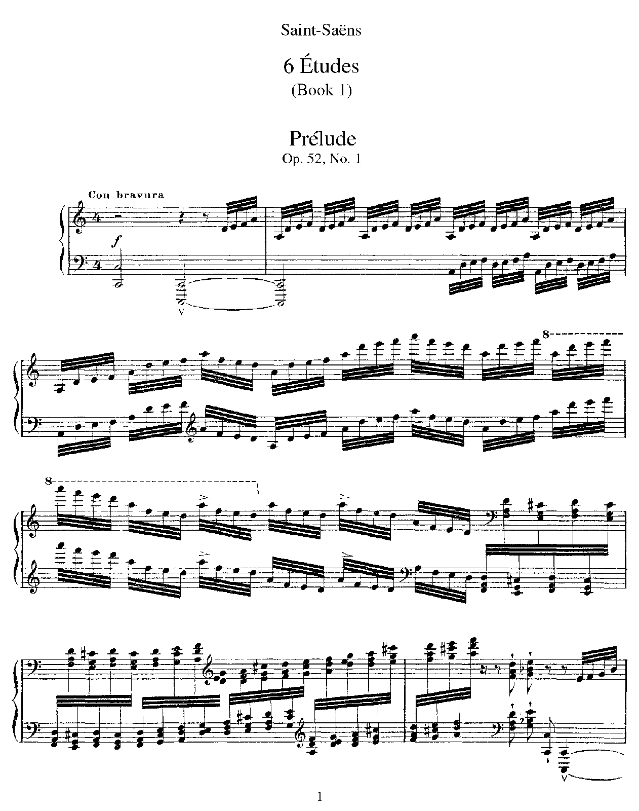 6 Études, Op.52