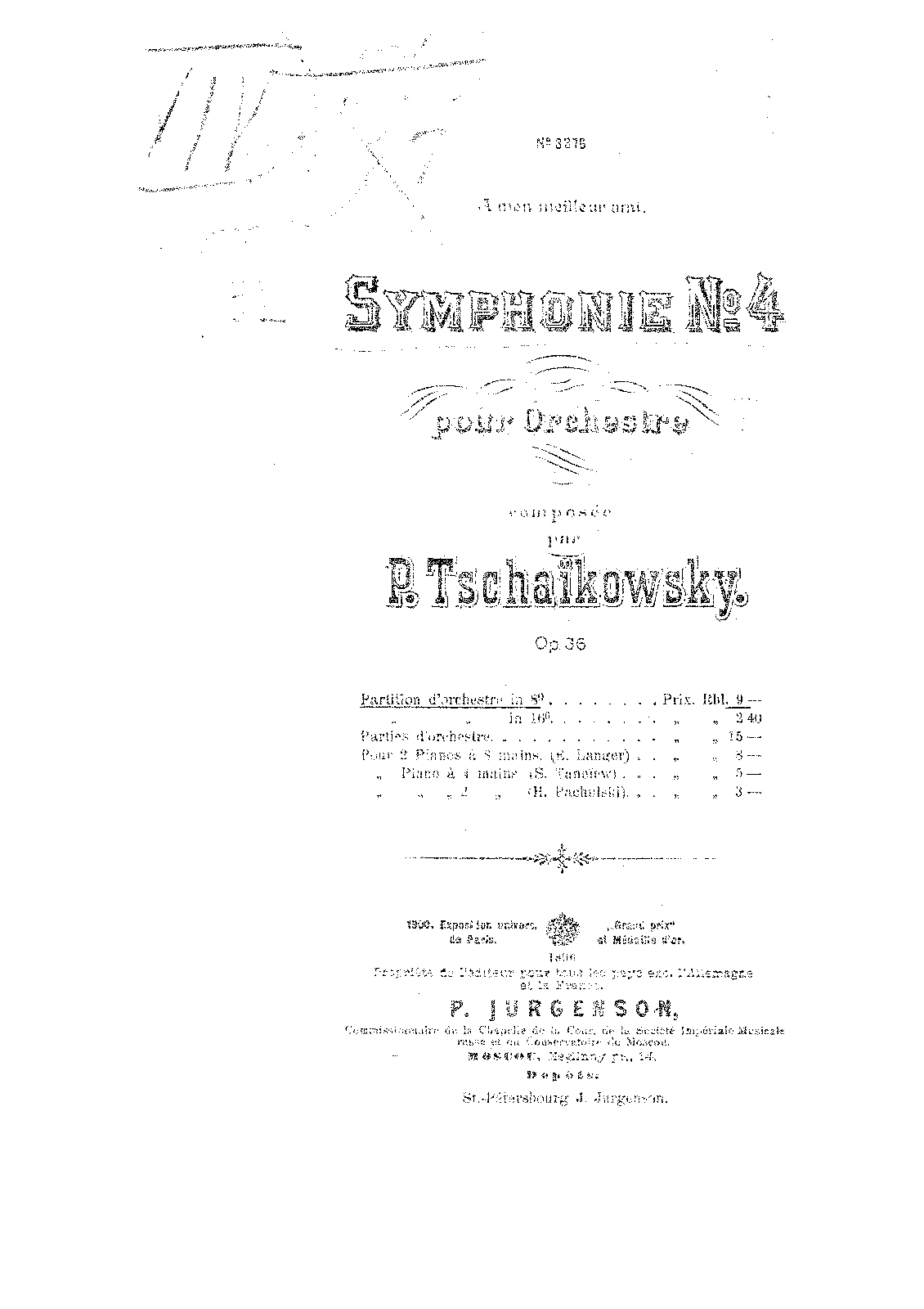 Symphony No.4, Op.36