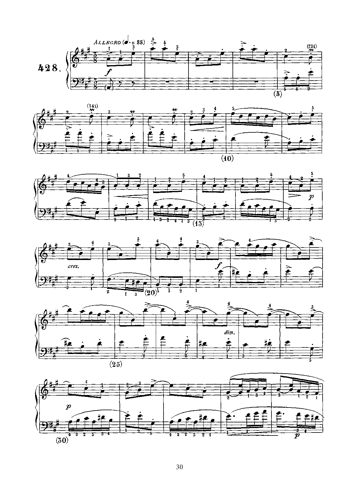 Keyboard Sonata in A major, K.209