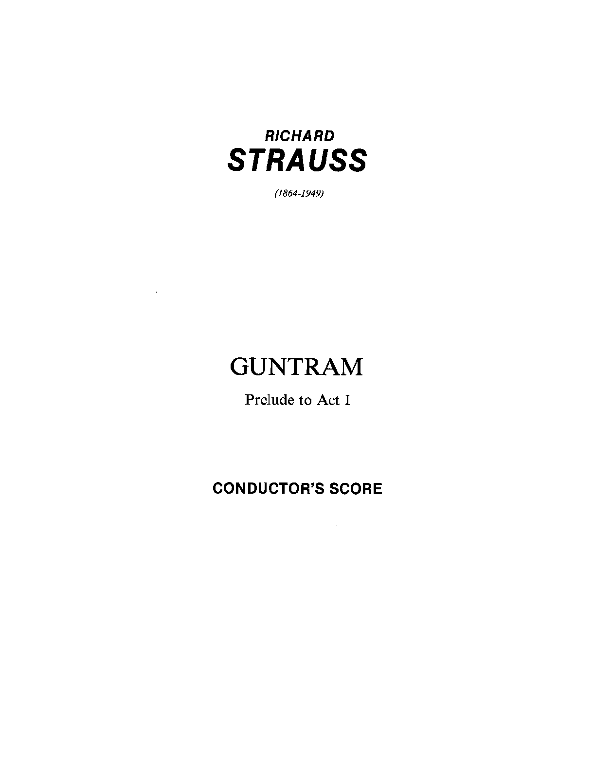 Guntram, Op.25