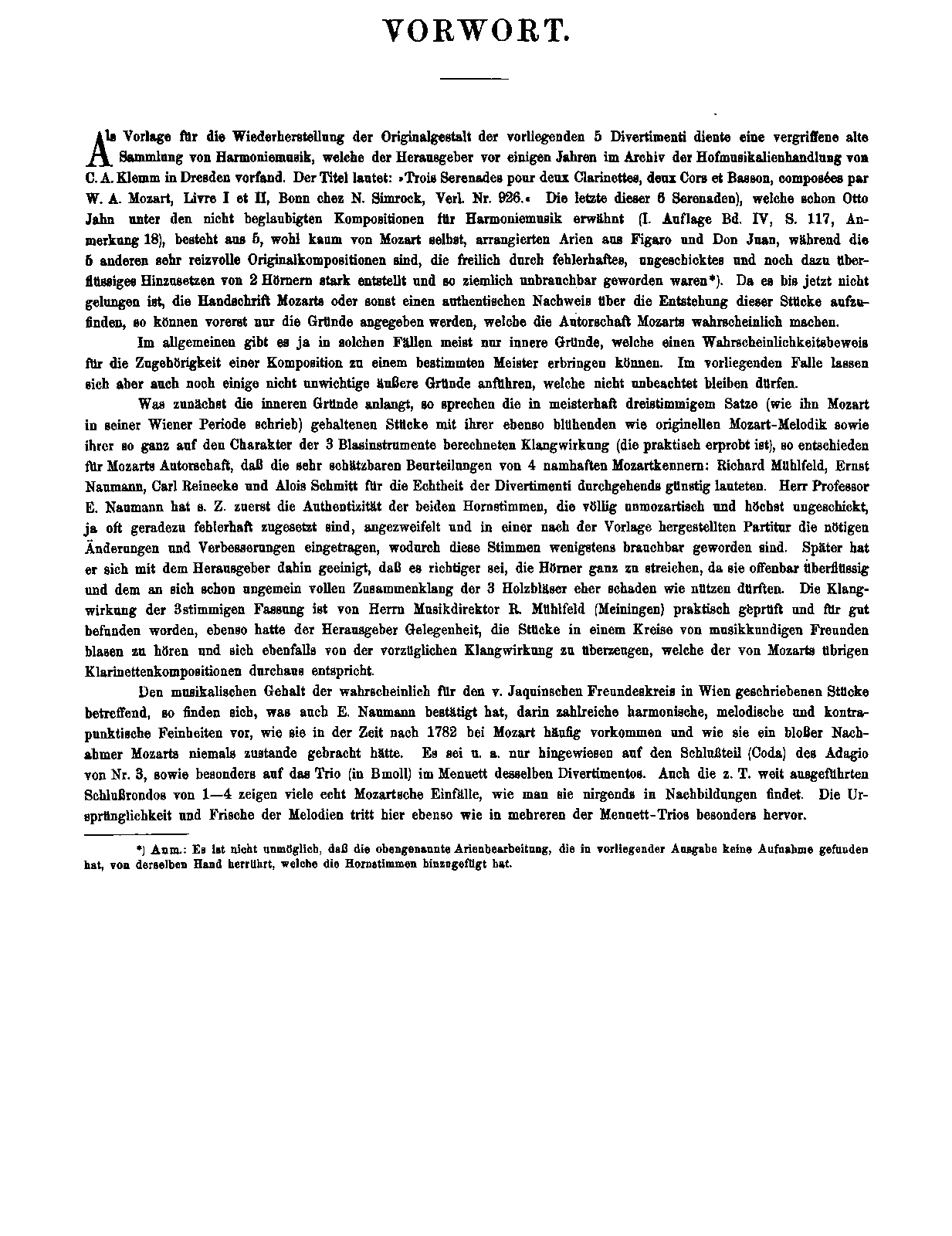 5 Divertimentos, K.Anh.229/439b