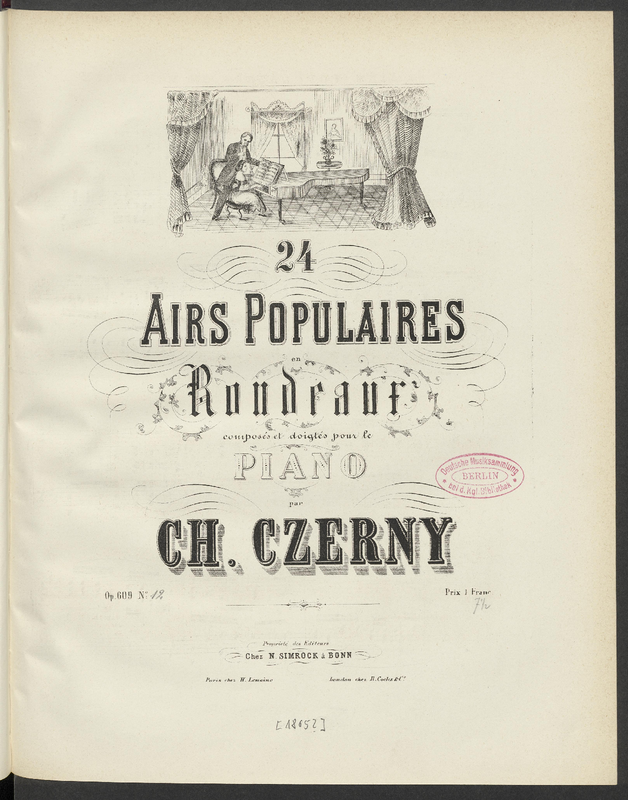 24 Airs populaires en rondeaux, Op.609