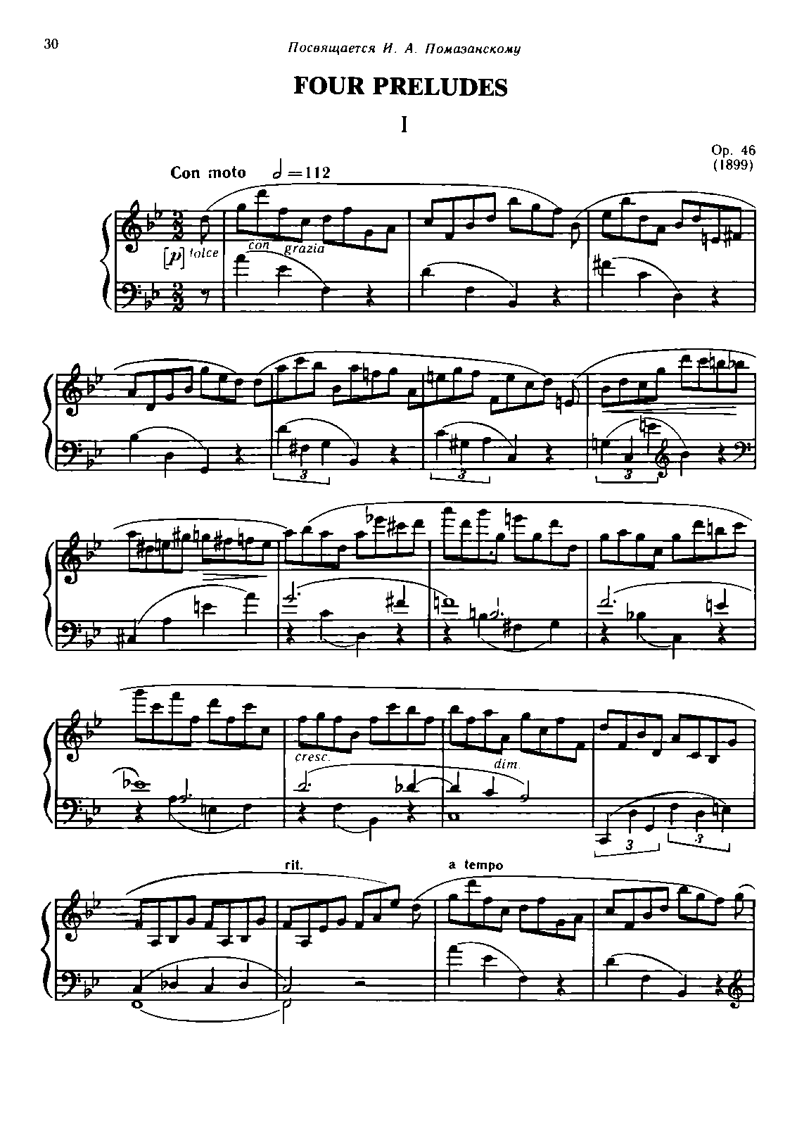 4 Preludes, Op.46
