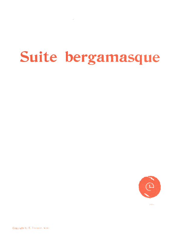 Suite bergamasque, CD 82