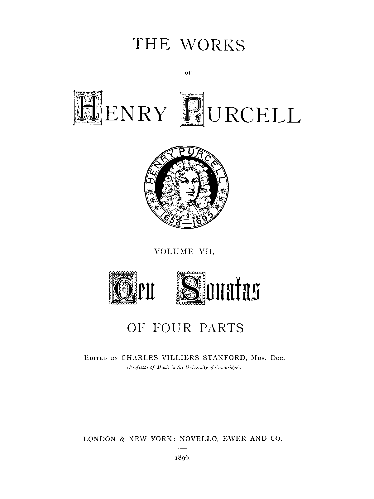 10 Sonatas in Four Parts, Z.802-811