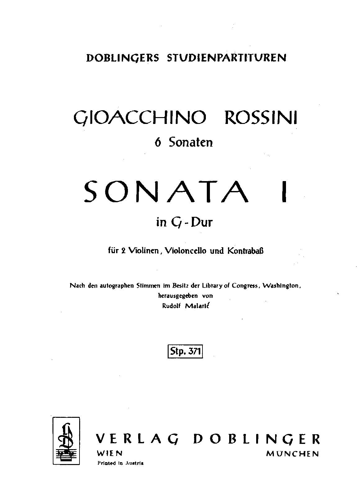 6 Sonate a quattro