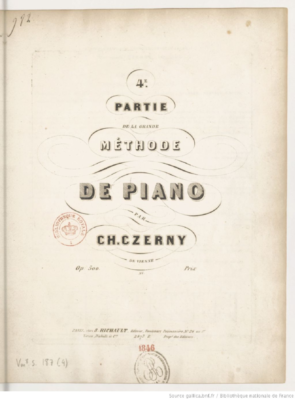 Pianoforte-Schule, Op.500