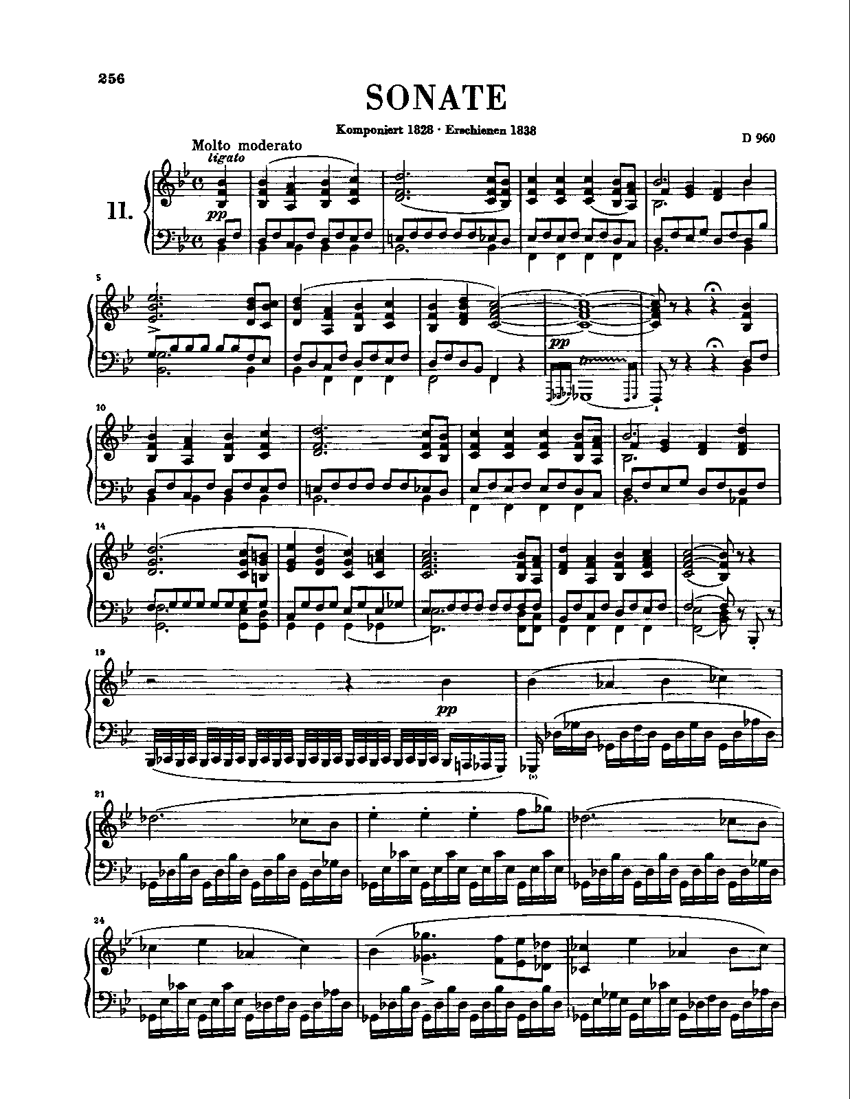 Piano Sonata in B-flat major, D.960