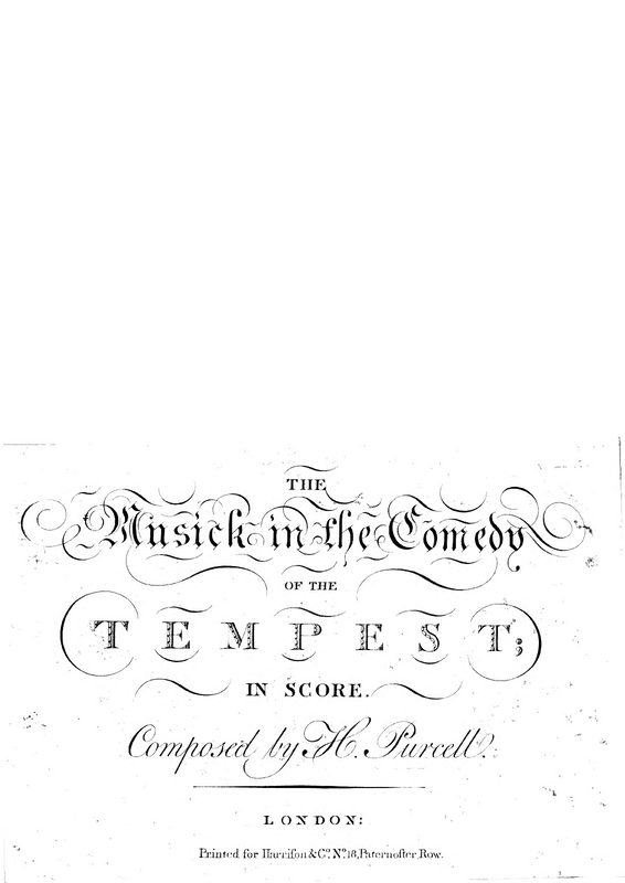 The Tempest, Z.631