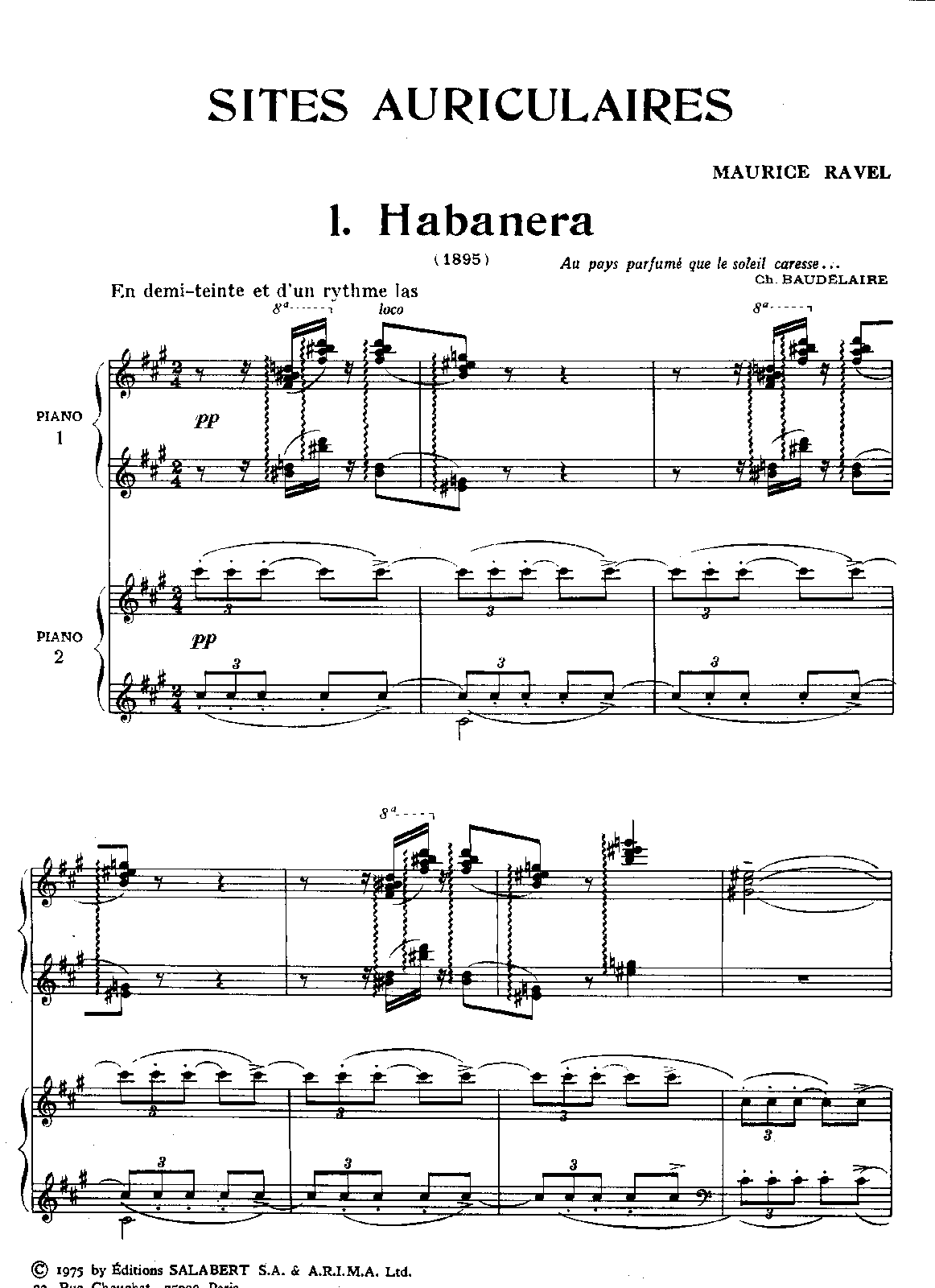 Sites auriculaires, M.8/13