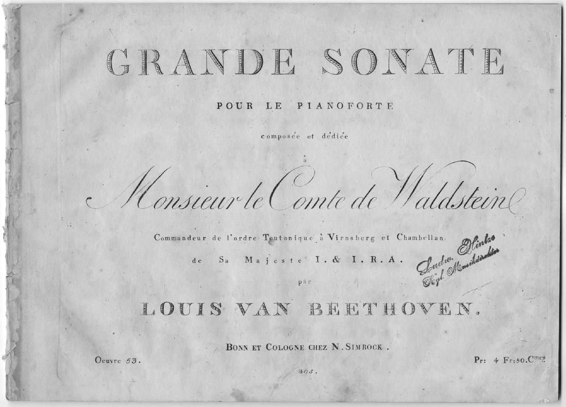 Piano Sonata No.21, Op.53