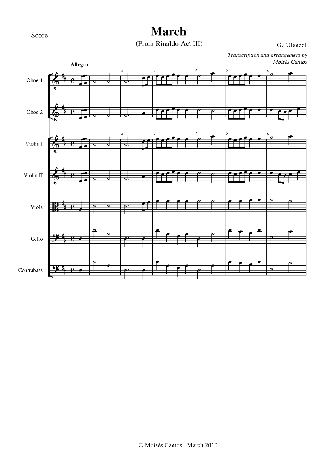 Rinaldo, HWV 7a