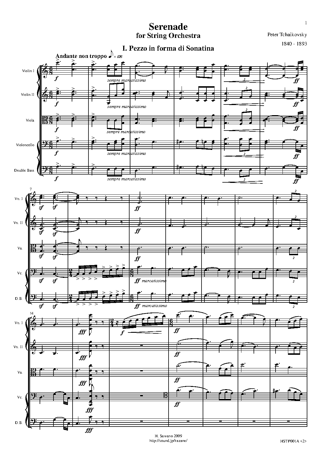Serenade for String Orchestra, Op.48