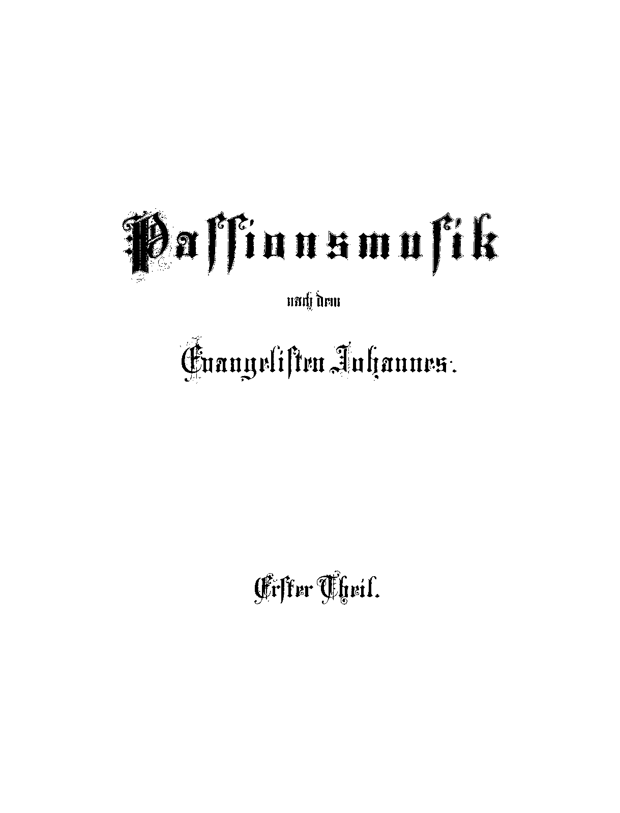 Johannespassion, BWV 245