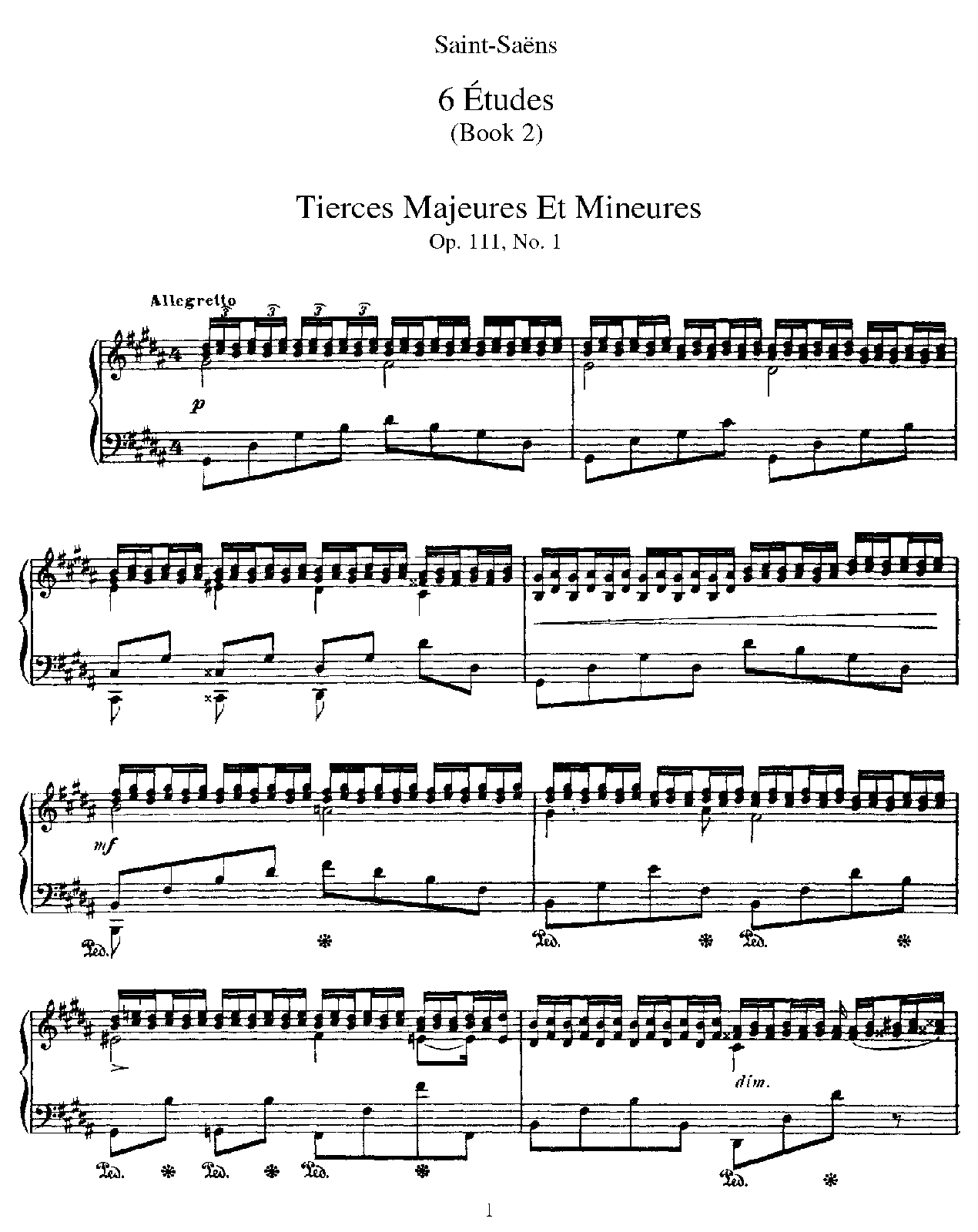 6 Études, Op.111