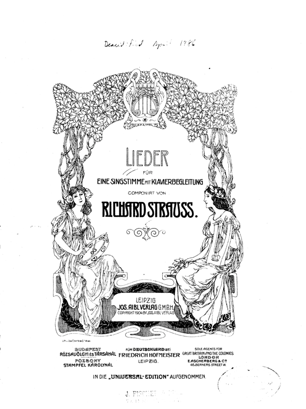 4 Lieder, Op.36