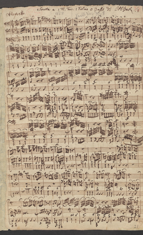 Trio Sonata in A minor, H.572