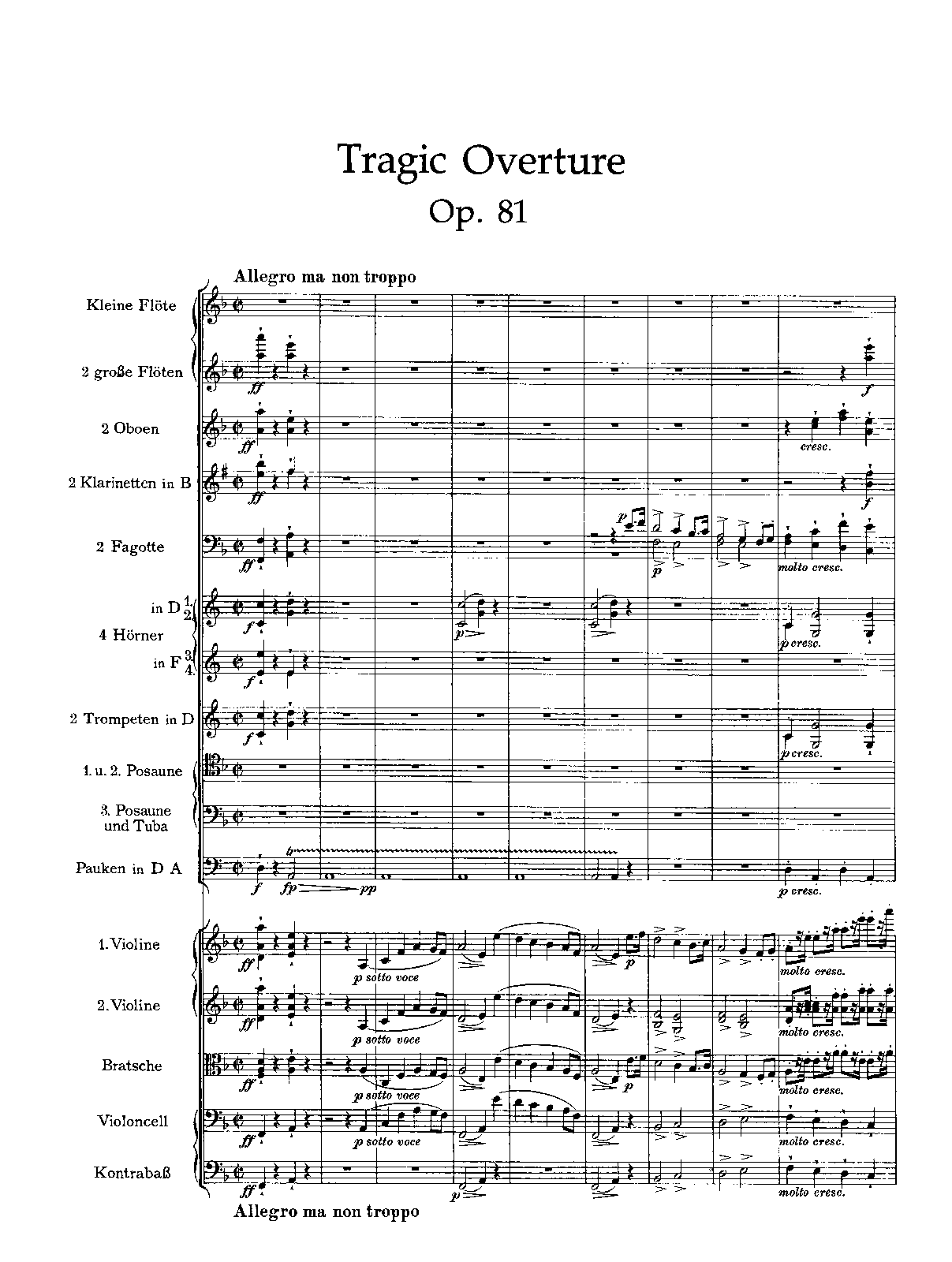 Tragic Overture, Op.81