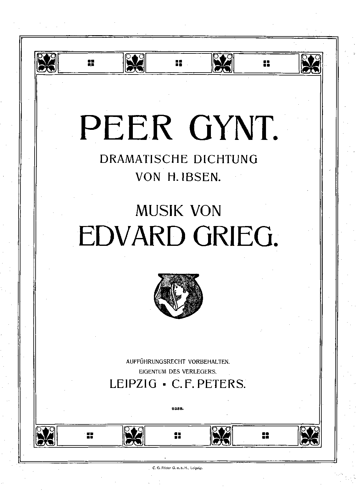 Peer Gynt, Op.23