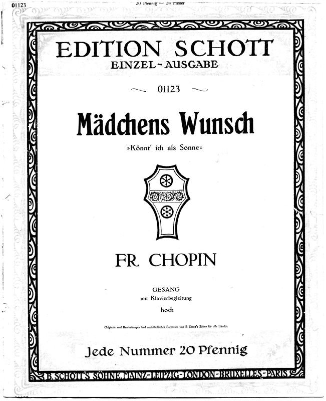 Polish Songs, Op.74