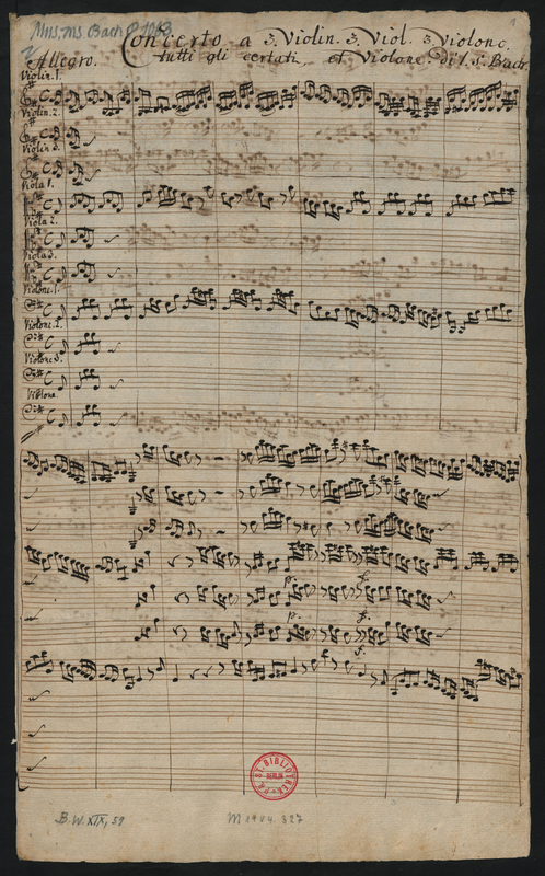 Brandenburg Concerto No.3 in G major, BWV 1048