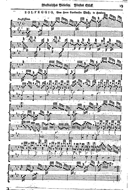 Solfeggio in C minor, H.220