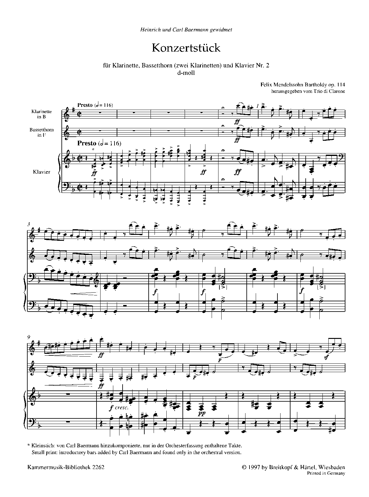 Konzertstück No.2, Op.114