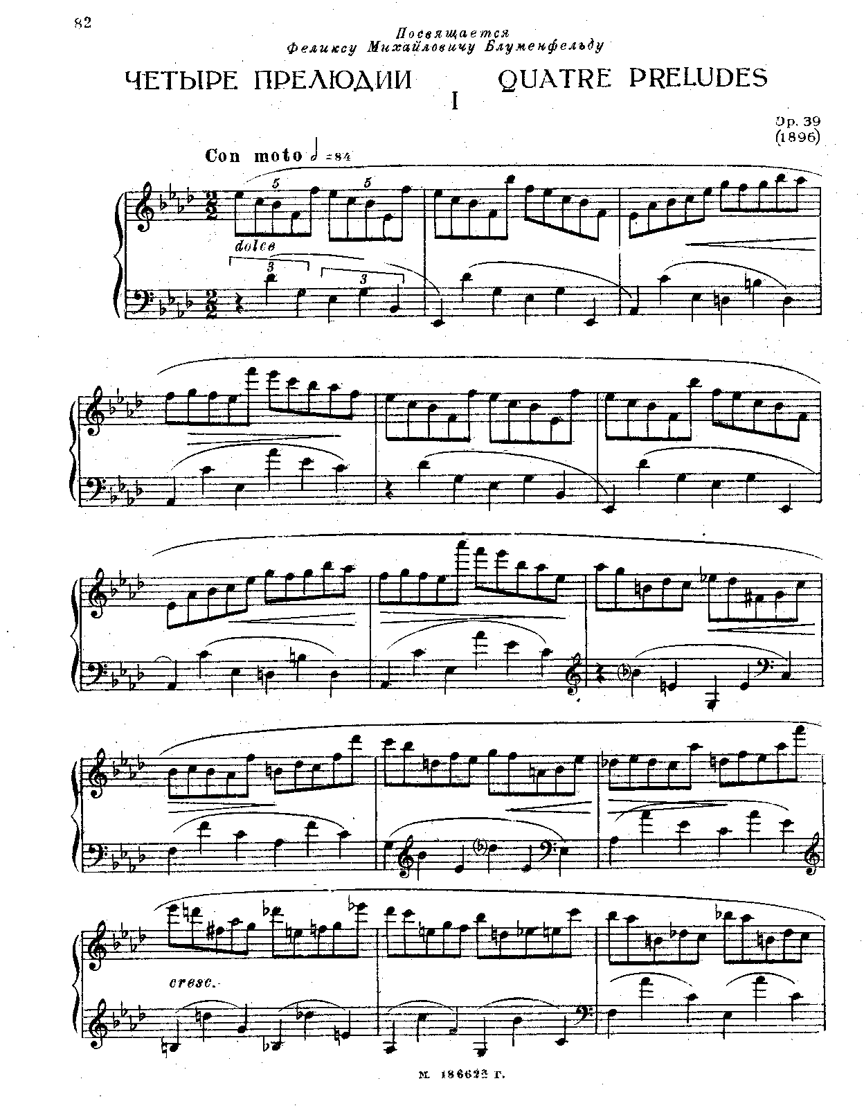 4 Preludes, Op.39