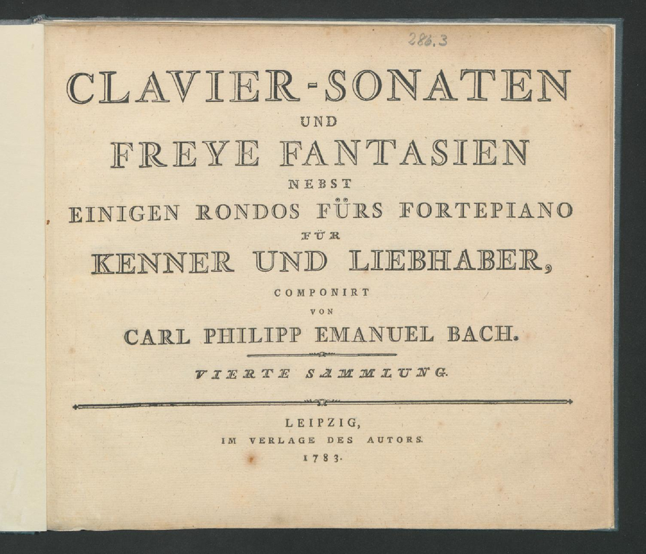 Clavier-Sonaten für Kenner und Liebhaber, Wq.55-59, 61