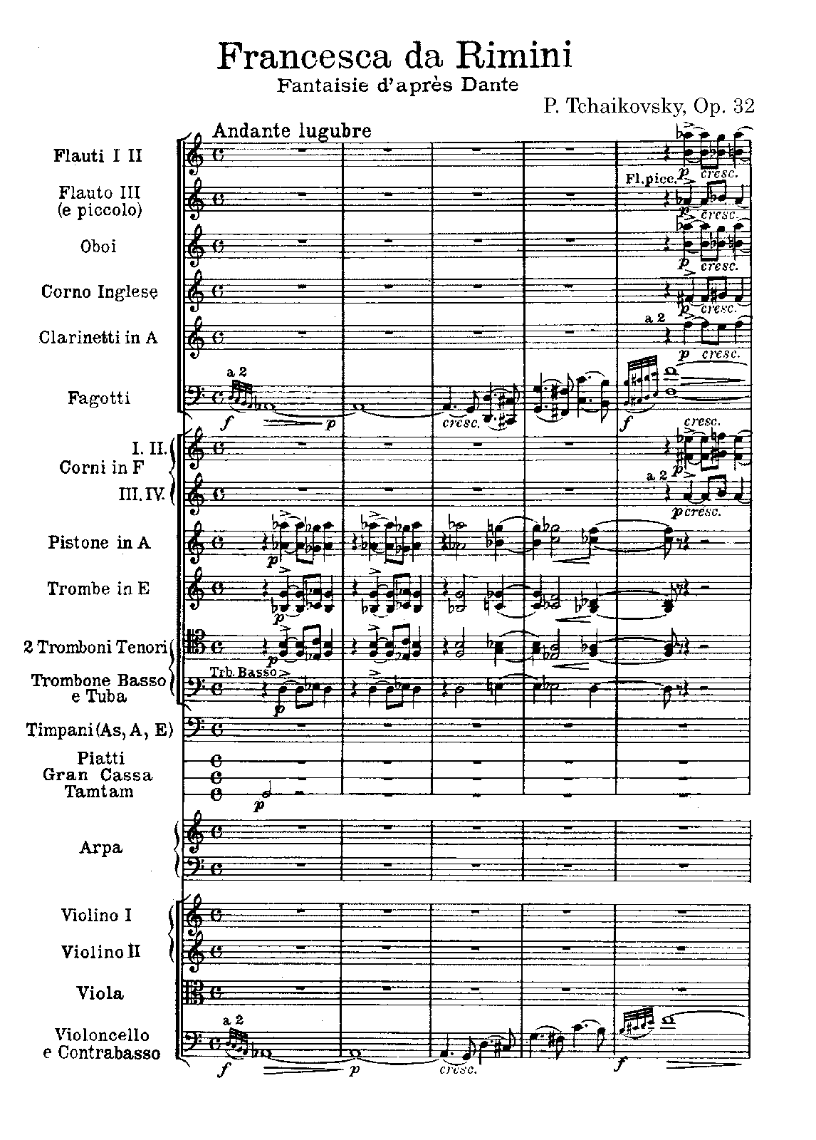 Francesca da Rimini, Op.32