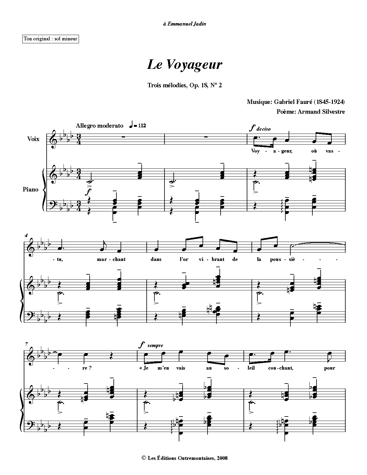 3 Songs, Op.18