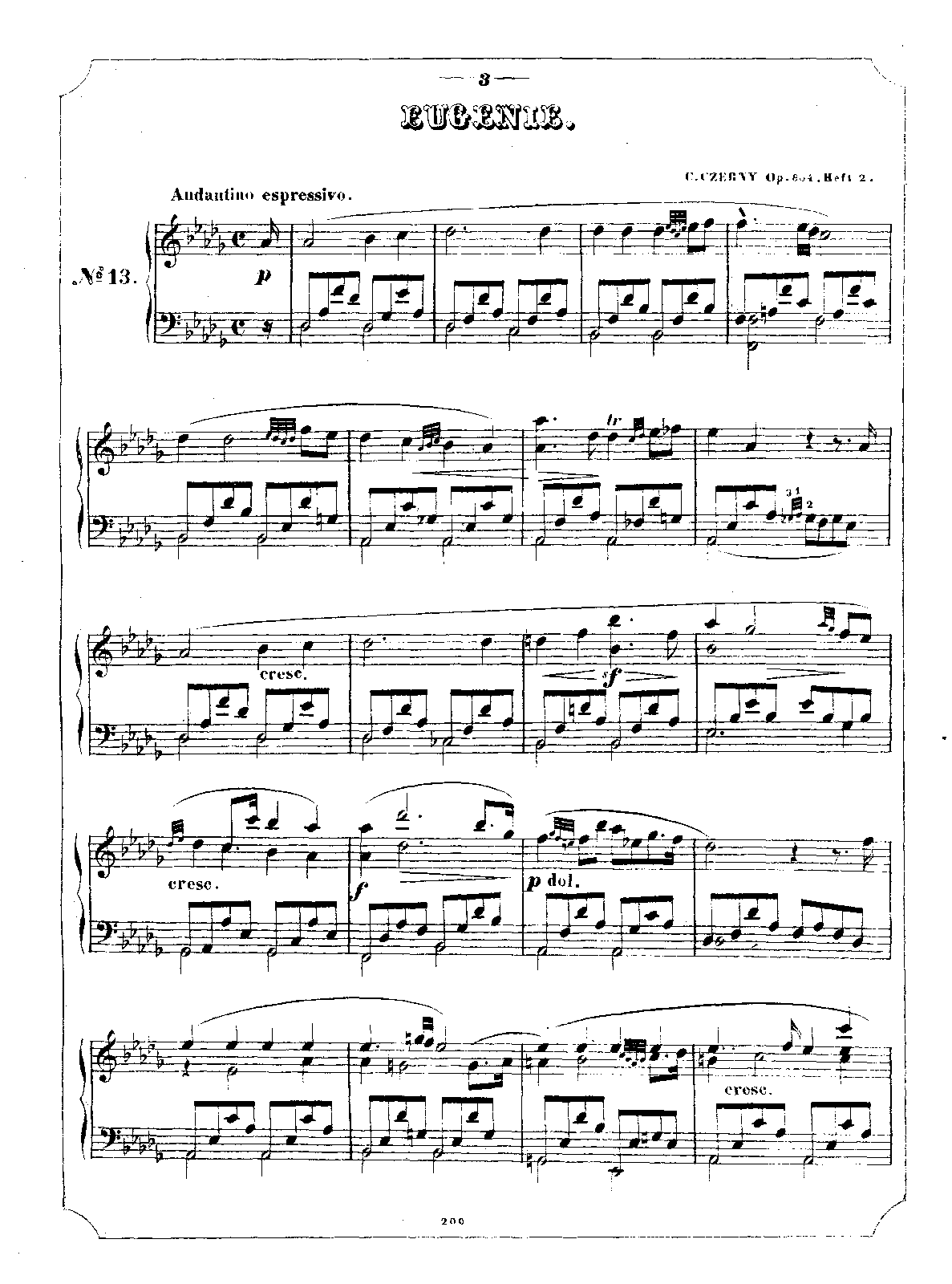 Album élégant des dames pianistes, Op.804