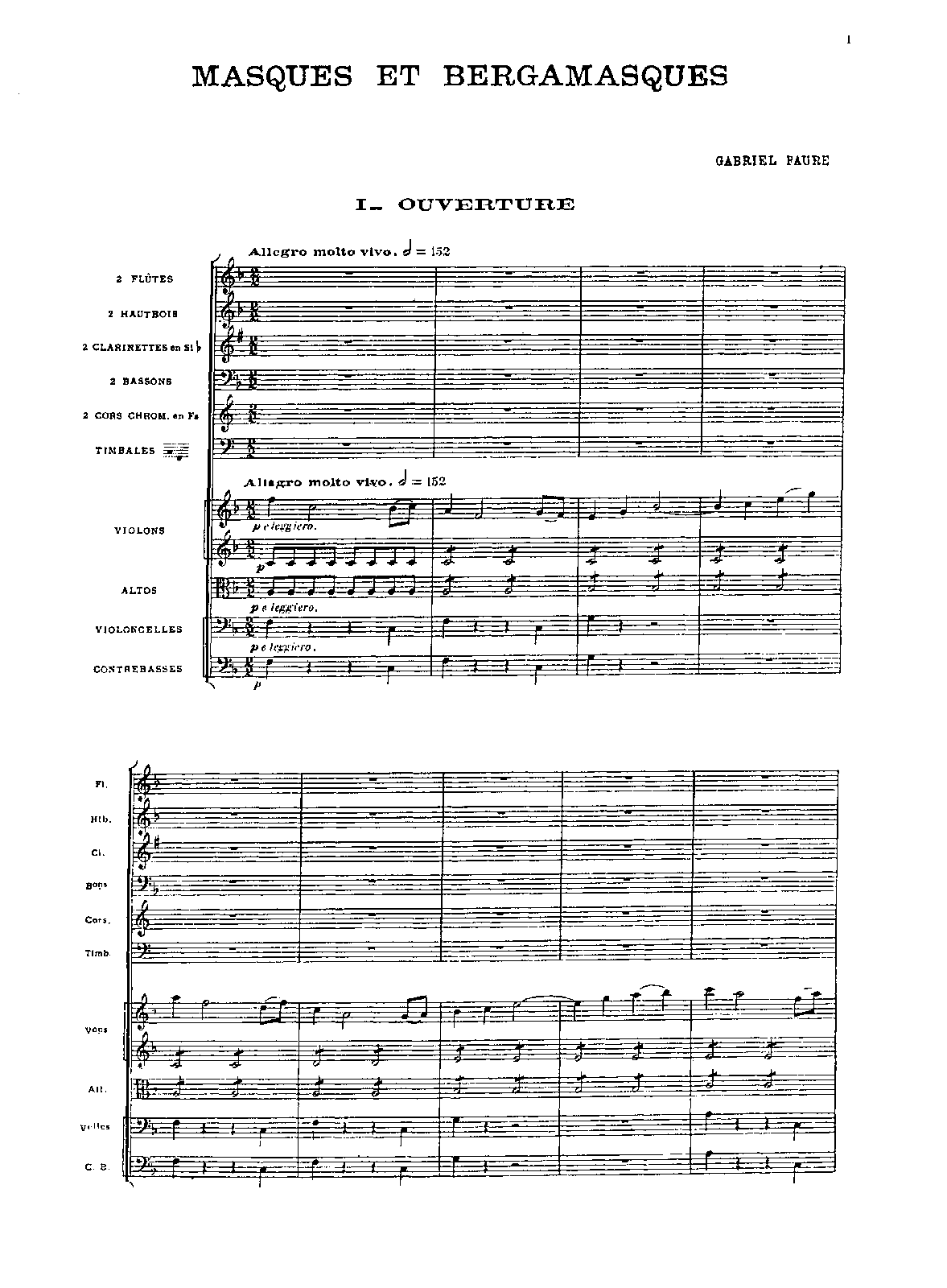 Masques et Bergamasques, suite, Op.112