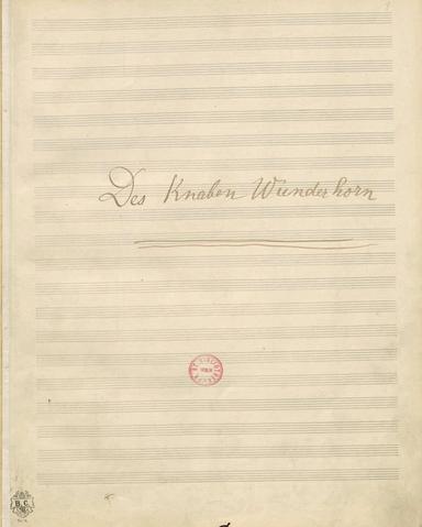 Des Knaben Wunderhorn, GMW 21-29, 32-36, 38