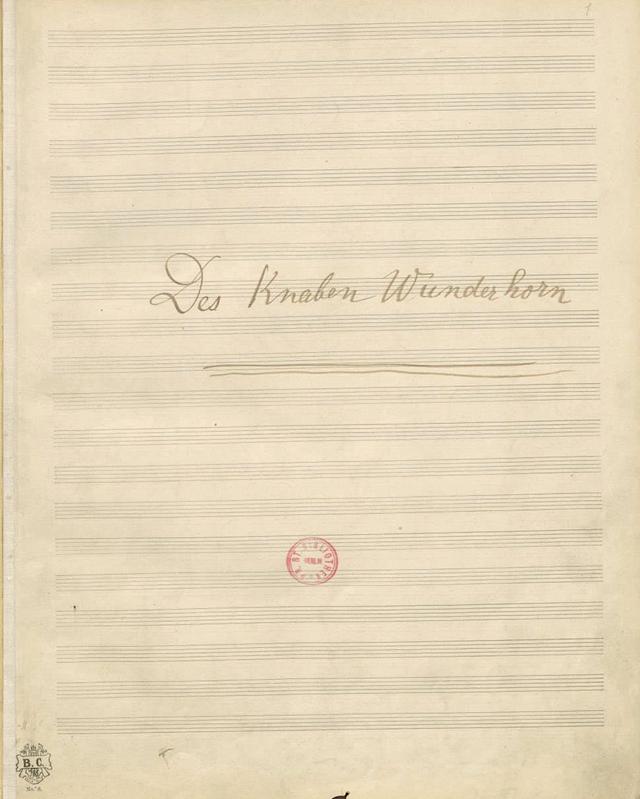Des Knaben Wunderhorn, GMW 21-29, 32-36, 38