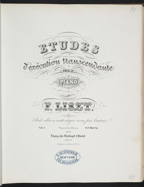 Études d'exécution transcendante, S.139