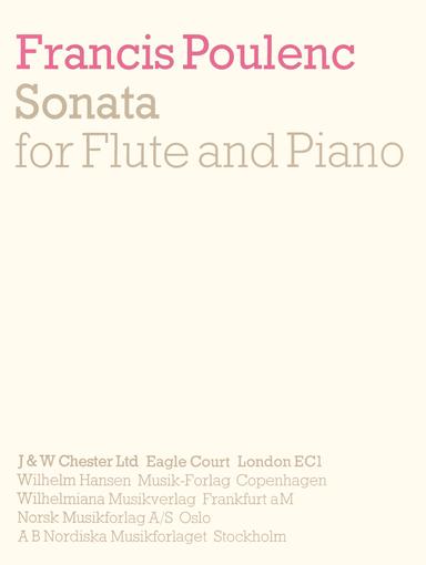 Flute Sonata, FP 164