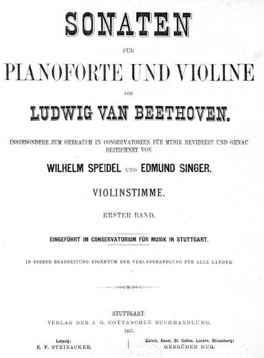 Violin Sonata No.1, Op.12 No.1