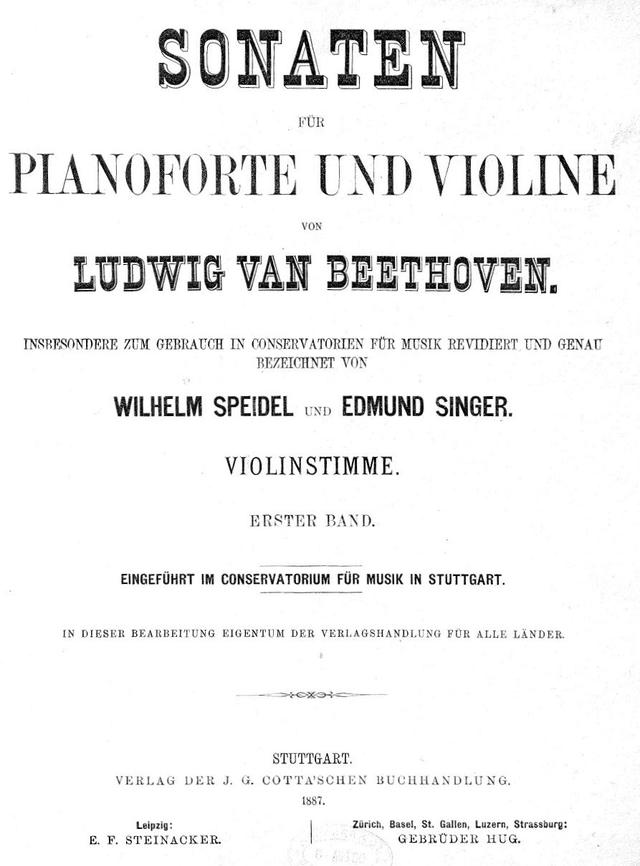 Violin Sonata No.1, Op.12 No.1
