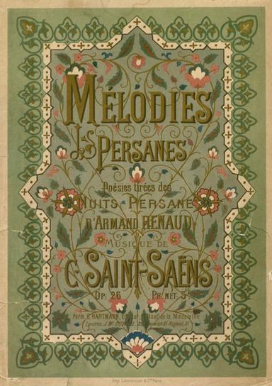 Mélodies persanes, Op.26