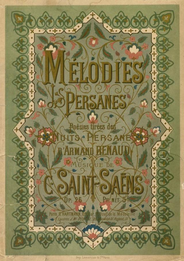 Mélodies persanes, Op.26